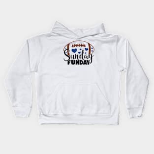 Sunday Funday Football Kids Hoodie